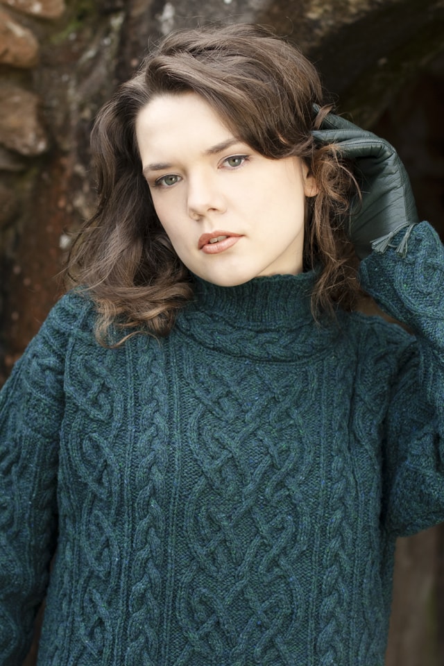 St Brigid hand knitwear design by Alice Starmore from the book Aran Knitting