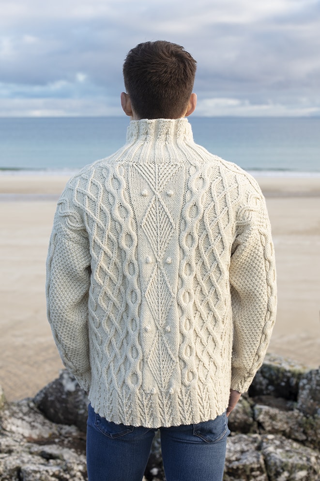 Aranmor hand knitwear design by Alice Starmore from the book Aran Knitting