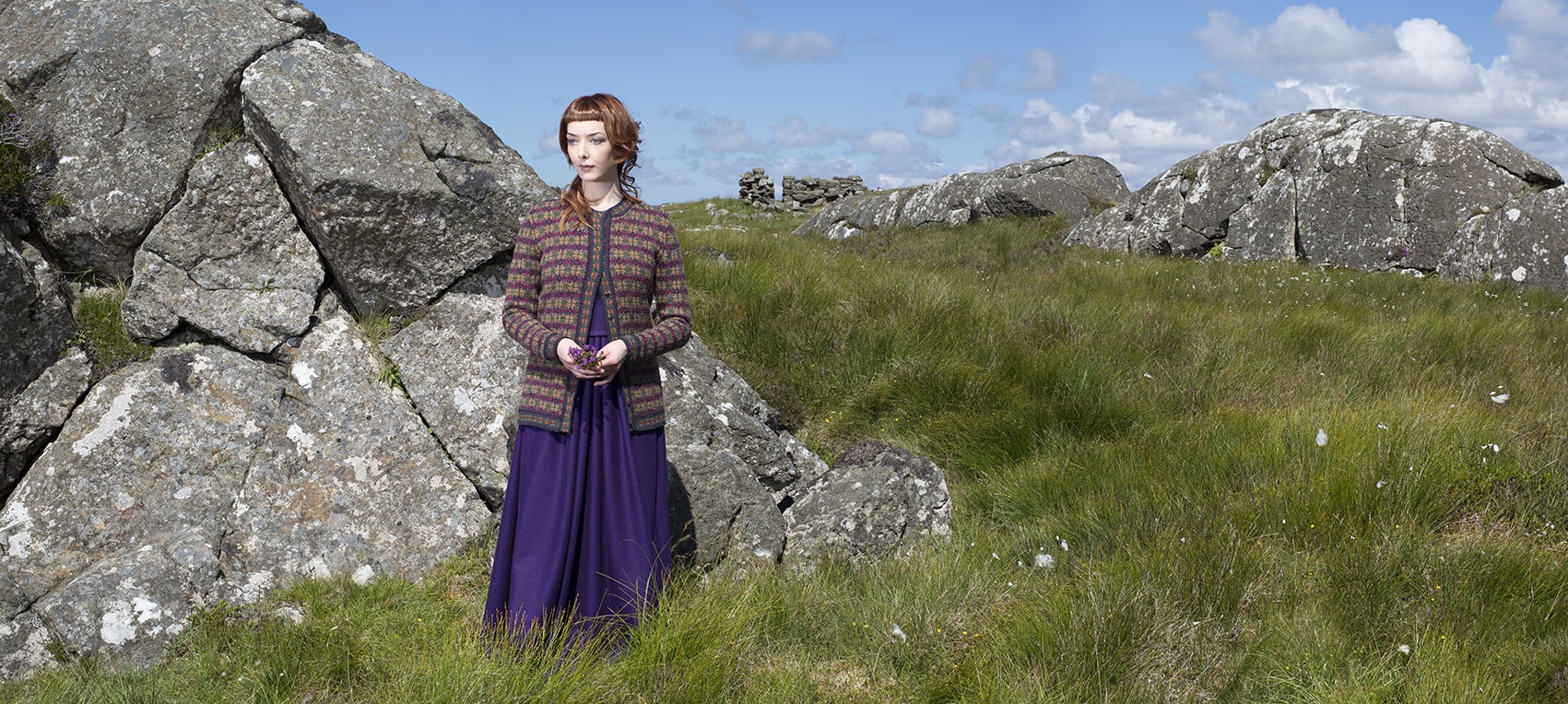 The Cailleach hand knitwear design by Alice Starmore from the book Glamourie The Cailleach hand knitwear design by Alice Starmore from the book Glamourie
