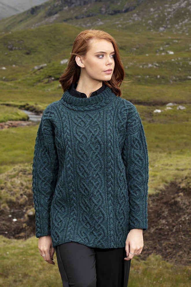 St Brigid hand knitwear design by Alice Starmore from the book Aran Knitting