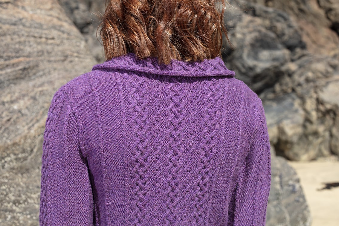Eala Bhan hand knitwear design by Alice Starmore from the book Aran Knitting