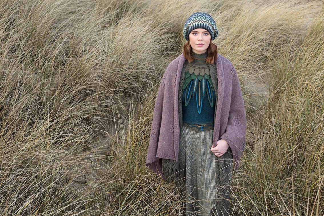 Hand knitwear design by Alice Starmore for Virtual Yarns