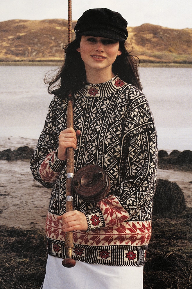 Hand Knitwear design by Alice Starmore from the book Fishermen's Sweaters Hand Knitwear design by Alice Starmore from the book Fishermen's Sweaters