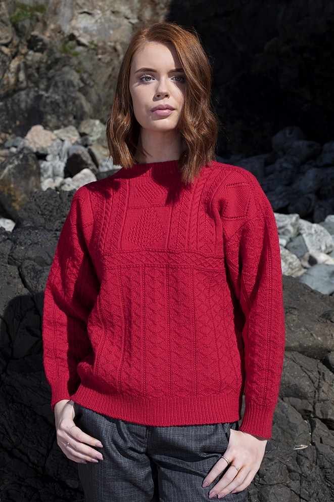 Hand Knitwear design by Alice Starmore from the book Fishermen's Sweaters