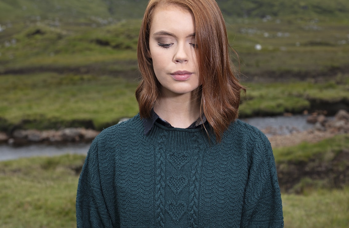 Hand Knitwear design by Alice Starmore from the book Fishermen's Sweaters