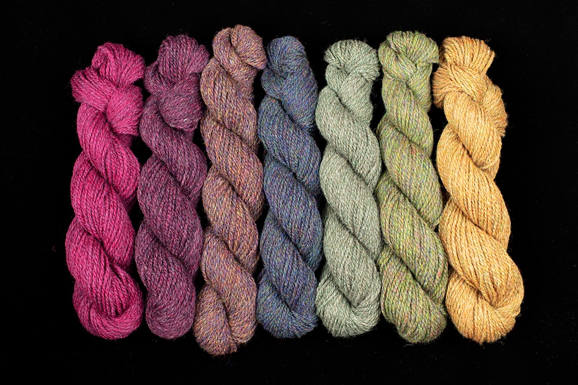 Alice Starmore Hebridean 2 Ply yarn for Virtual Yarns