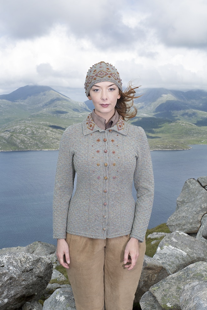 The Mountain Hare hand knitwear design by Alice Starmore from the book Glamourie