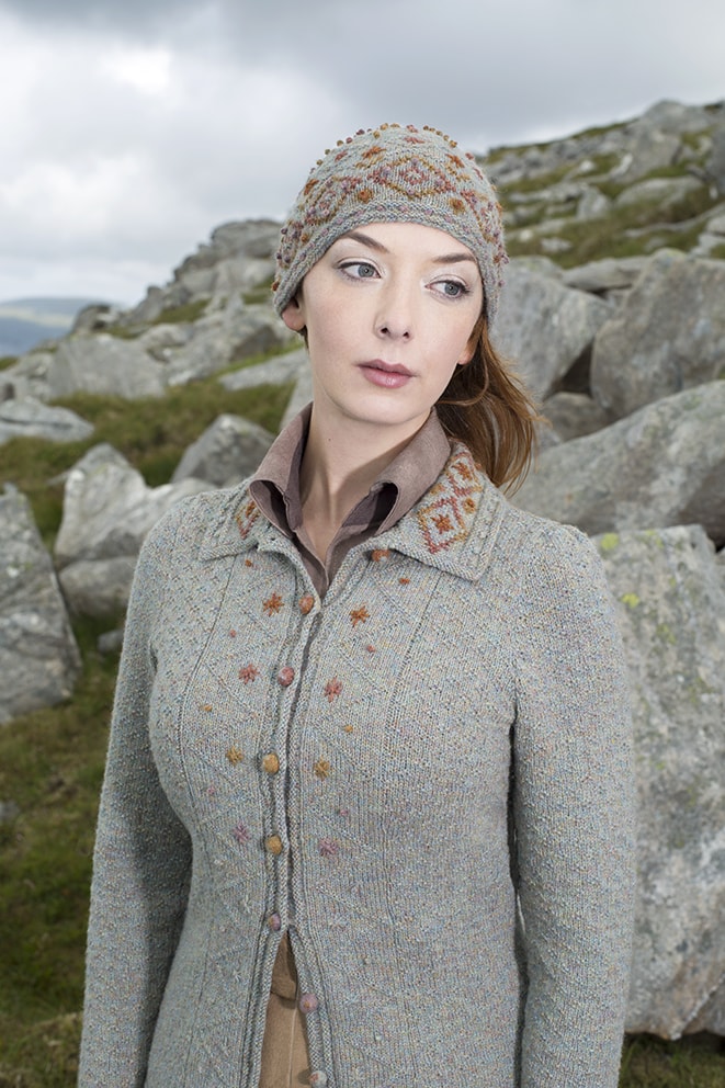 The Mountain Hare hand knitwear design by Alice Starmore from the book Glamourie