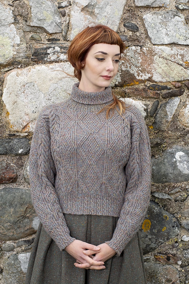 Hand Knitwear design by Alice Starmore from the book Fishermen's Sweaters