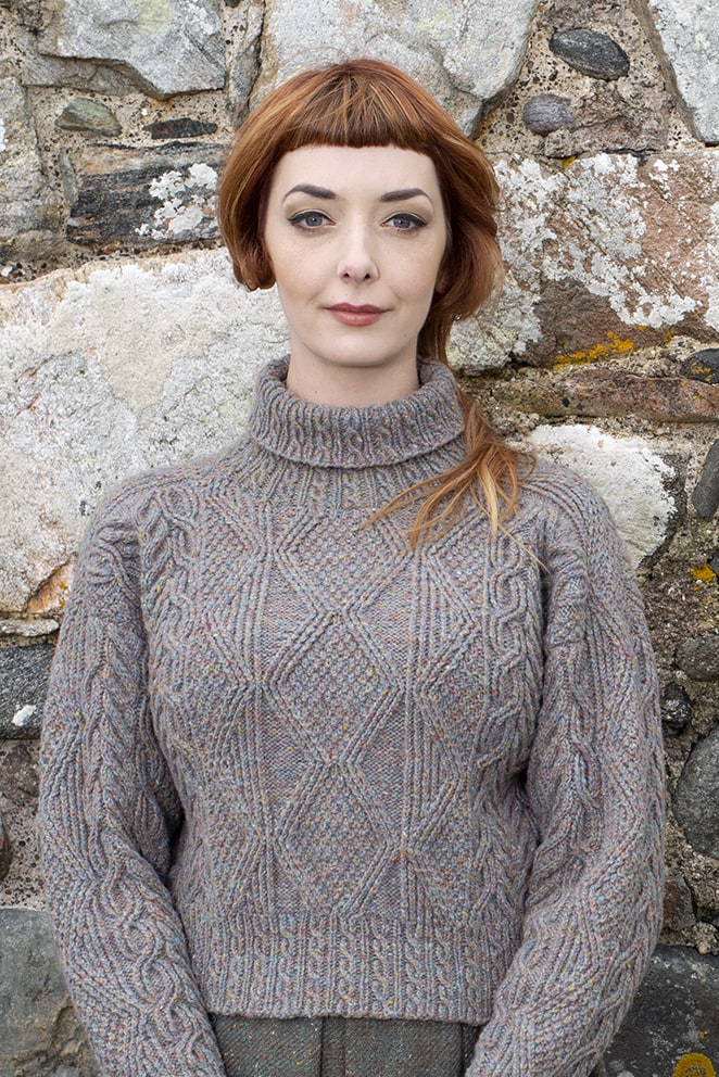 Hand Knitwear design by Alice Starmore from the book Fishermen's Sweaters