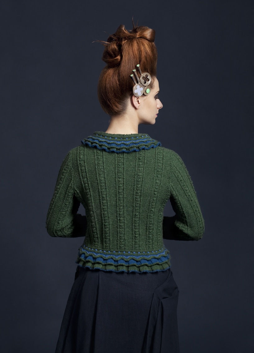 Mary Queen of Scots hand knitwear design by Alice Starmore from the book Tudor Roses