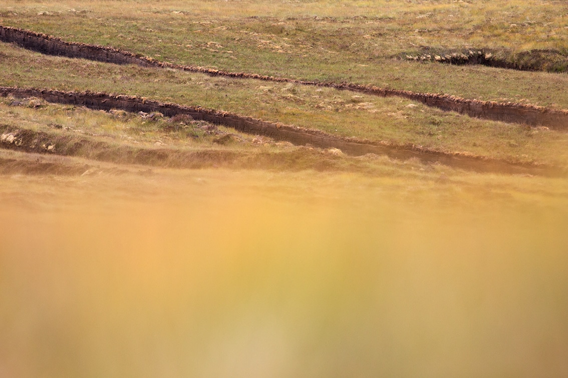 Peat banks on the Lewis moorland