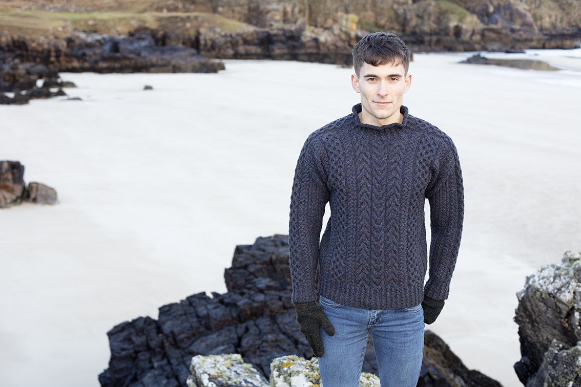 Na Craga hand knitwear design by Alice Starmore from the book Aran Knitting