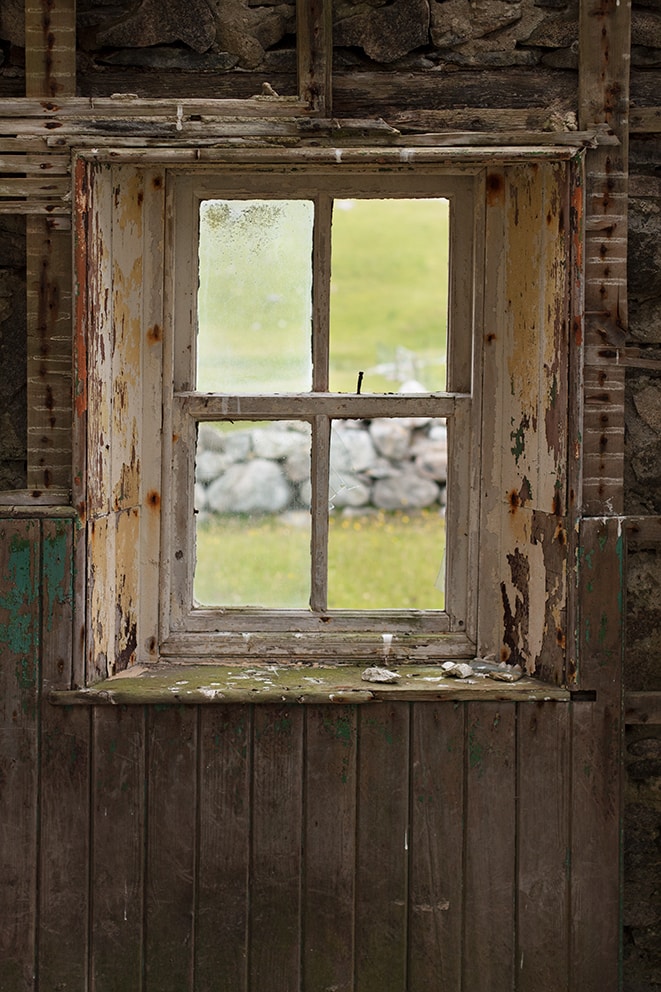 Old croft house on Scarp