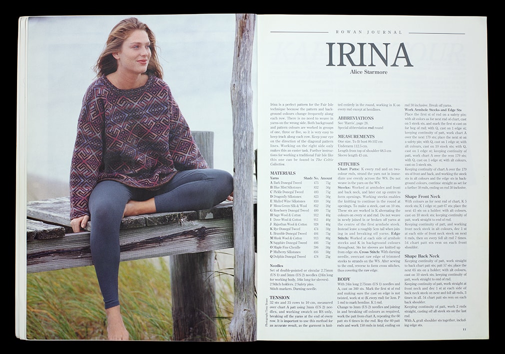 Hand Knitwear magazine article by Alice Starmore