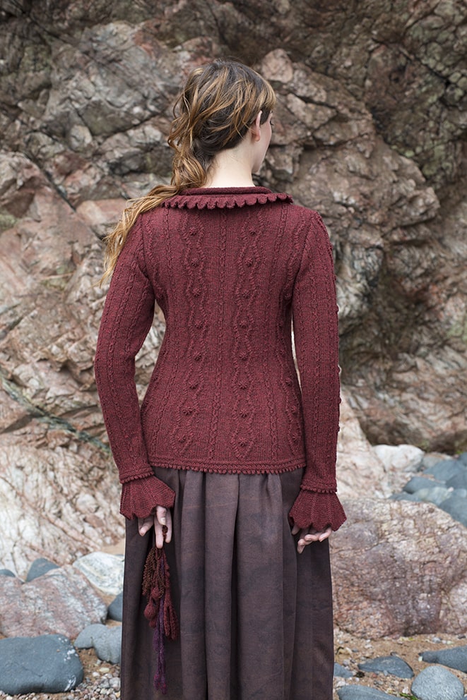 The Sea Anemone hand knitwear design by Alice Starmore from the book Glamourie