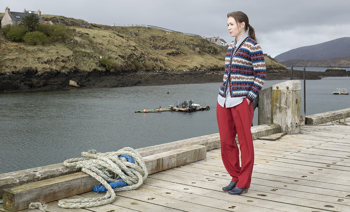 Wave hand knitwear designs by Alice Starmore for Virtual Yarns