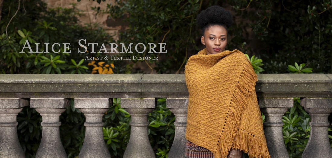 The St Ciaran hand knitwear design by Alice Starmore from the book Tudor Roses