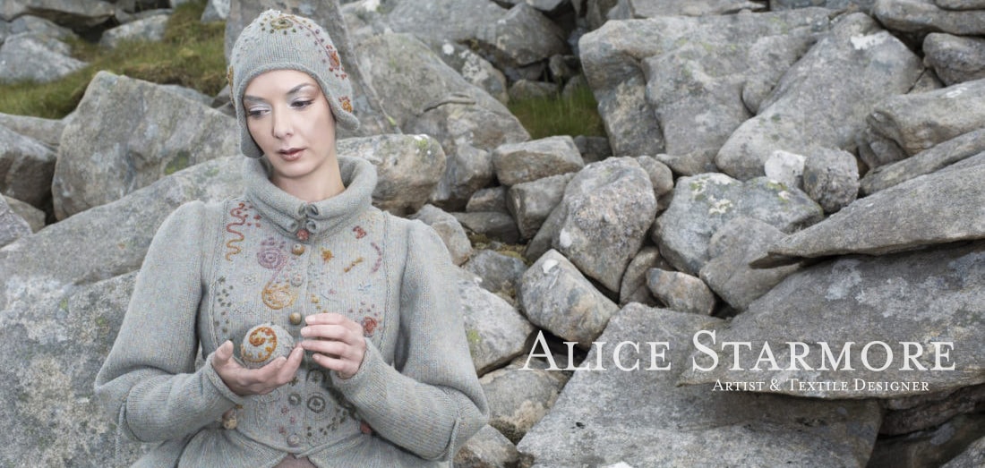The Mountain Hare Costume by Alice Starmore from the book Glamourie