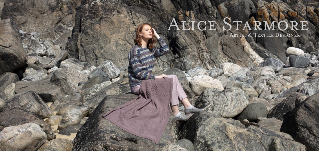 Alba and Dunadd hand knitwear designs by Alice Starmore for Virtual Yarns