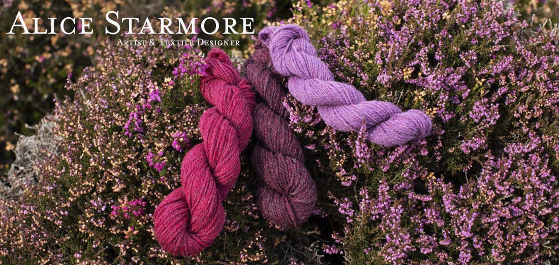 Alice Starmore Hebridean hand knitting yarn for Virtual Yarns