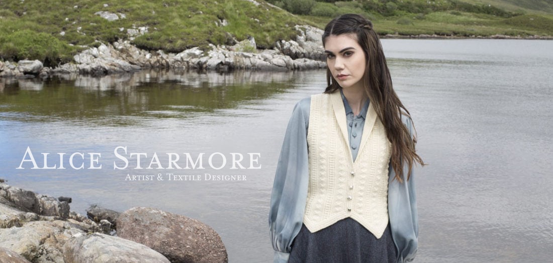 Hand knitwear designs and yarns by Alice Starmore for Virtual Yarns