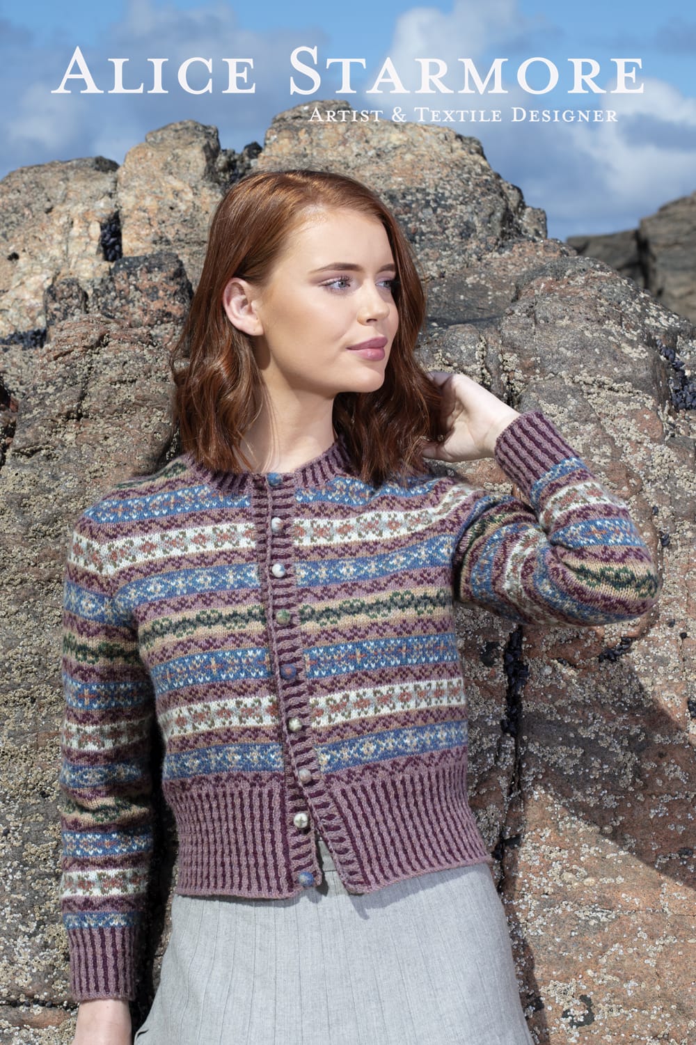 Hand knitwear design by Alice Starmore for Virtual Yarns