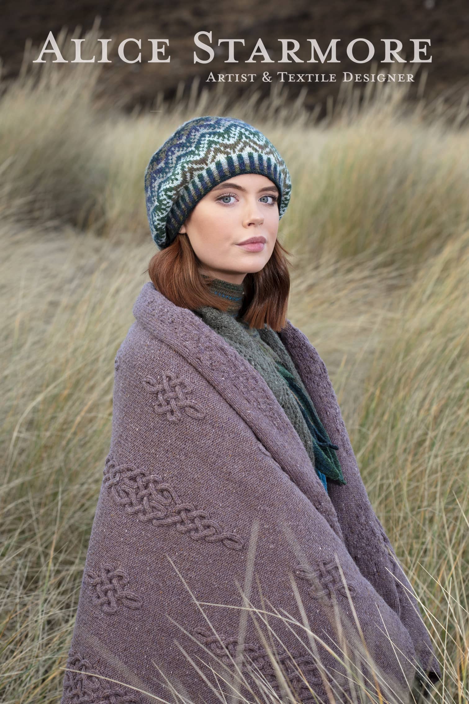Hand knitwear design by Alice Starmore for Virtual Yarns