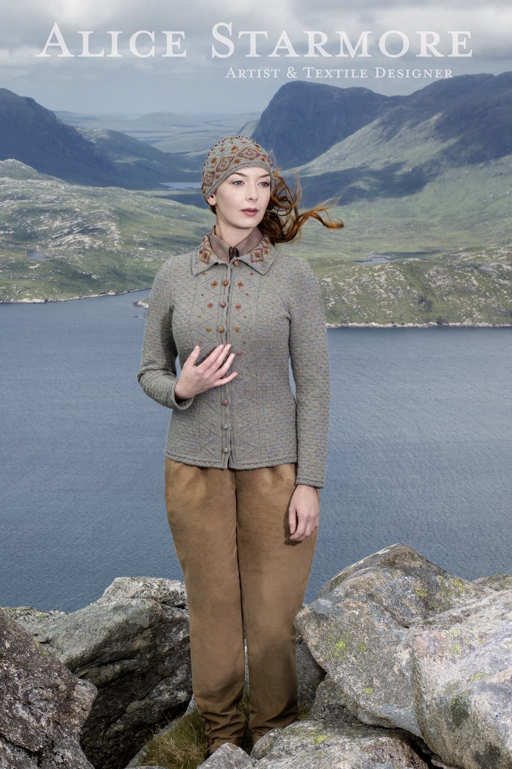 Hand knitwear design by Alice Starmore for Virtual Yarns