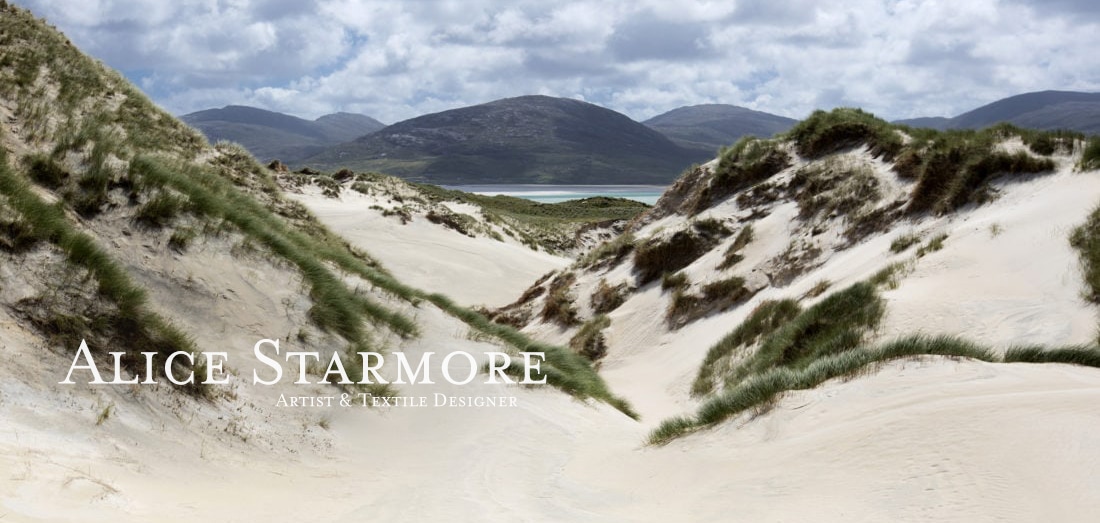 Sand dunes in the Outer Hebrides