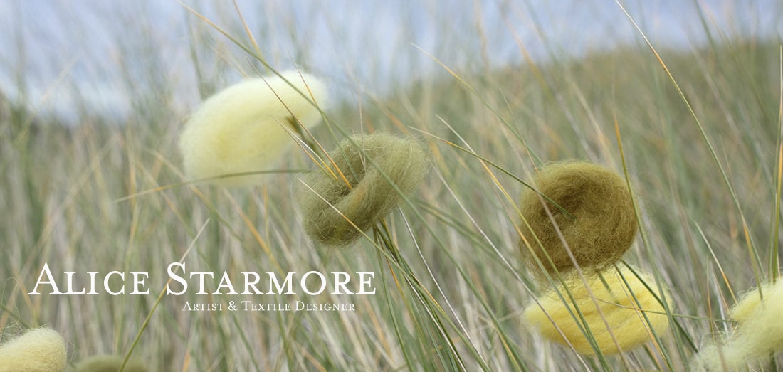 Natural dyed yarn using Hebridean lichens and plants by Alice Starmore